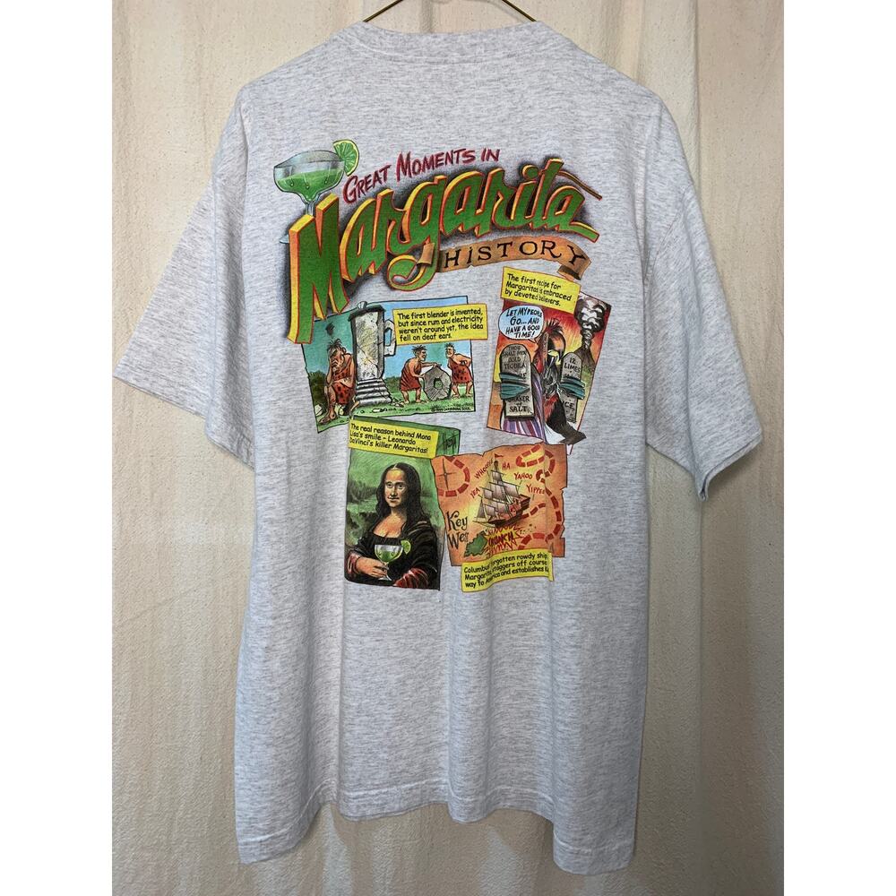 Vintage 1999 Jimmy Buffett Great Moments In Margarita History Comedy Shirt L